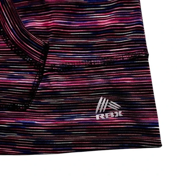 RBX Hoodie Women M Pink Purple Polyester Spandex Space Dye Full Zip Activewear - Picture 11 of 16